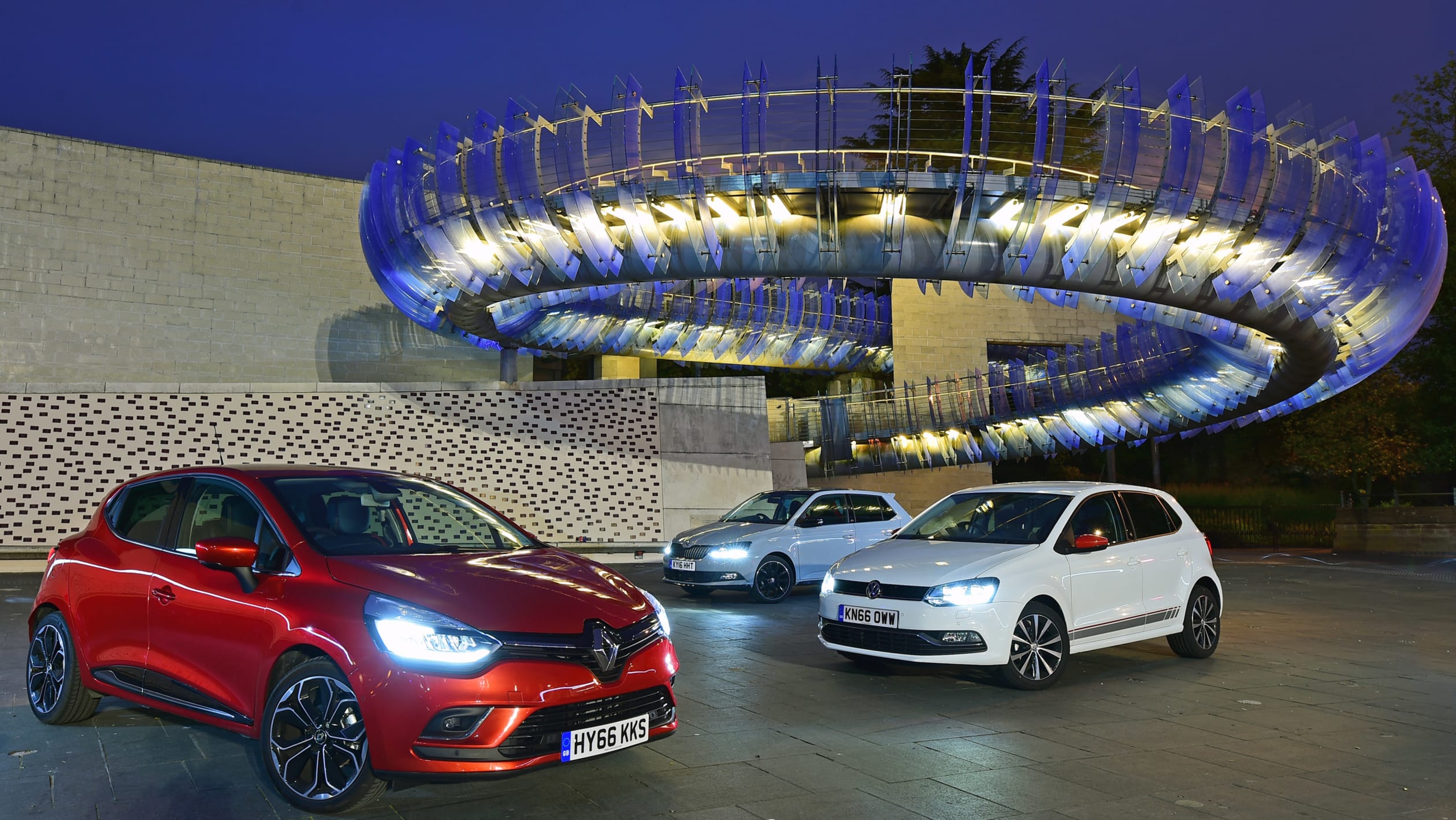 Renault Clio vs Volkswagen Polo vs Skoda Fabia