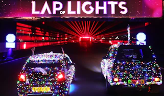 Silverstone circuit lap of lights