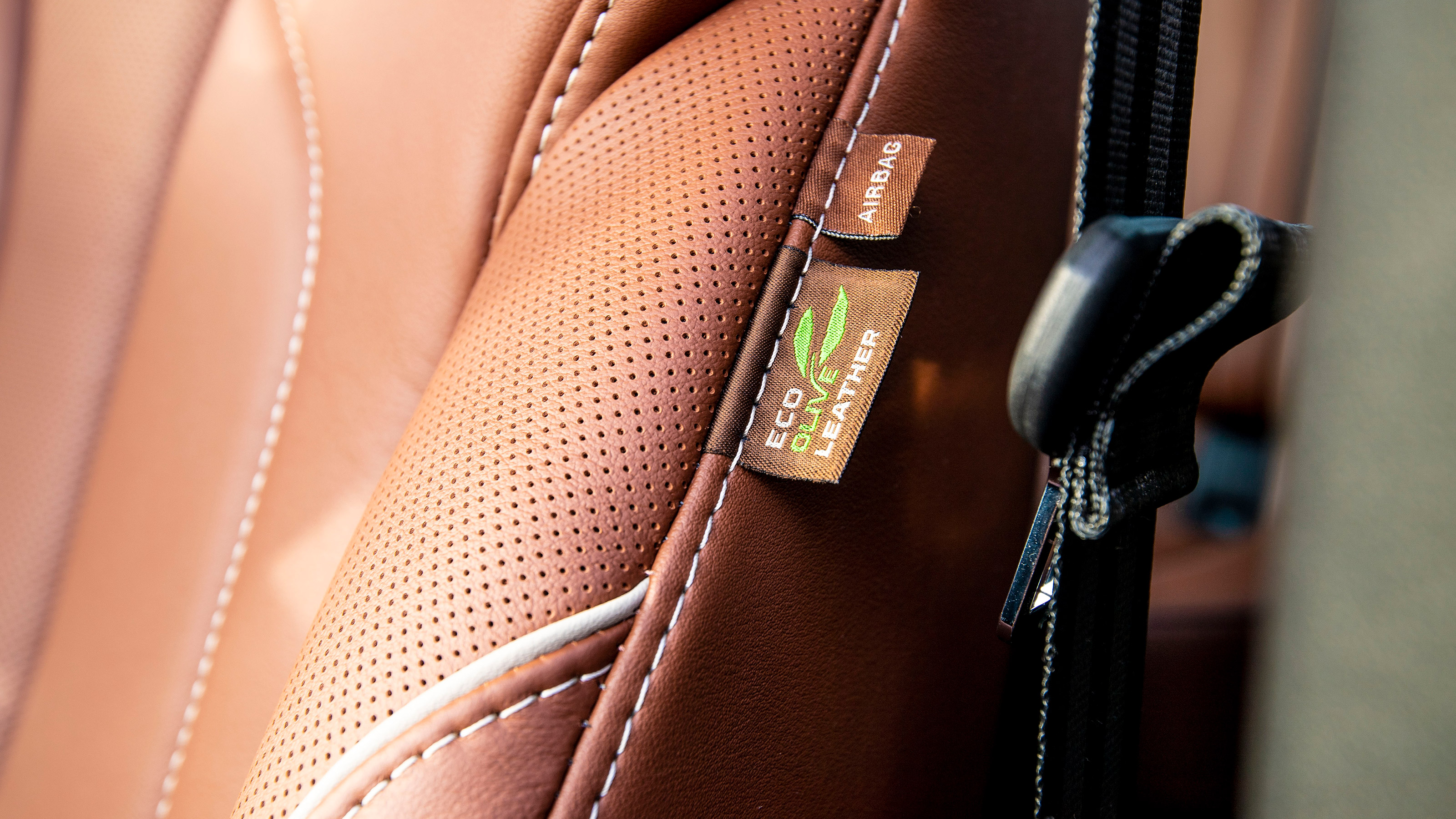 Skoda Enyaq iV 80 long termer - seat detail
