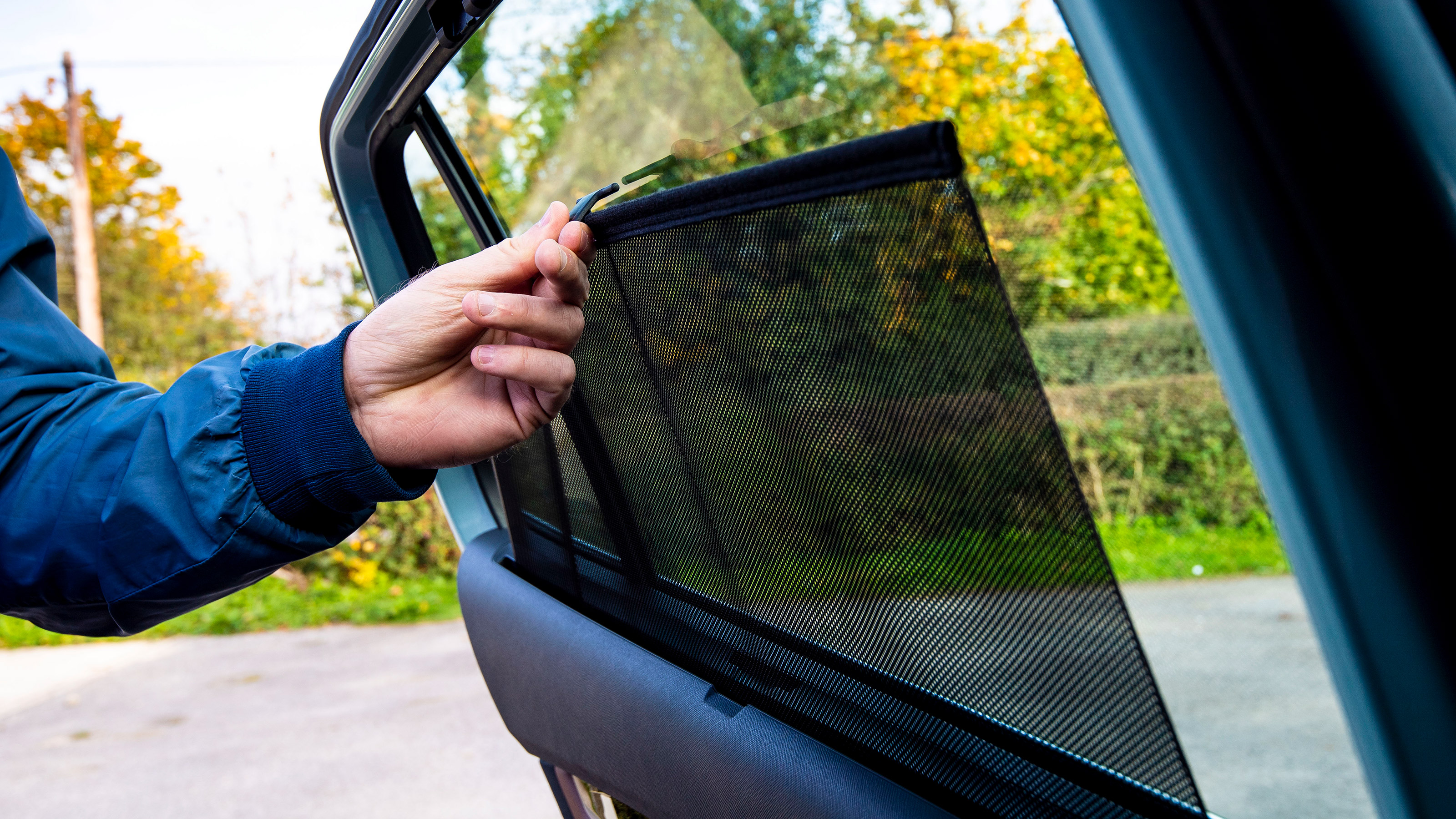 Skoda Enyaq iV 80 long termer - sunshade