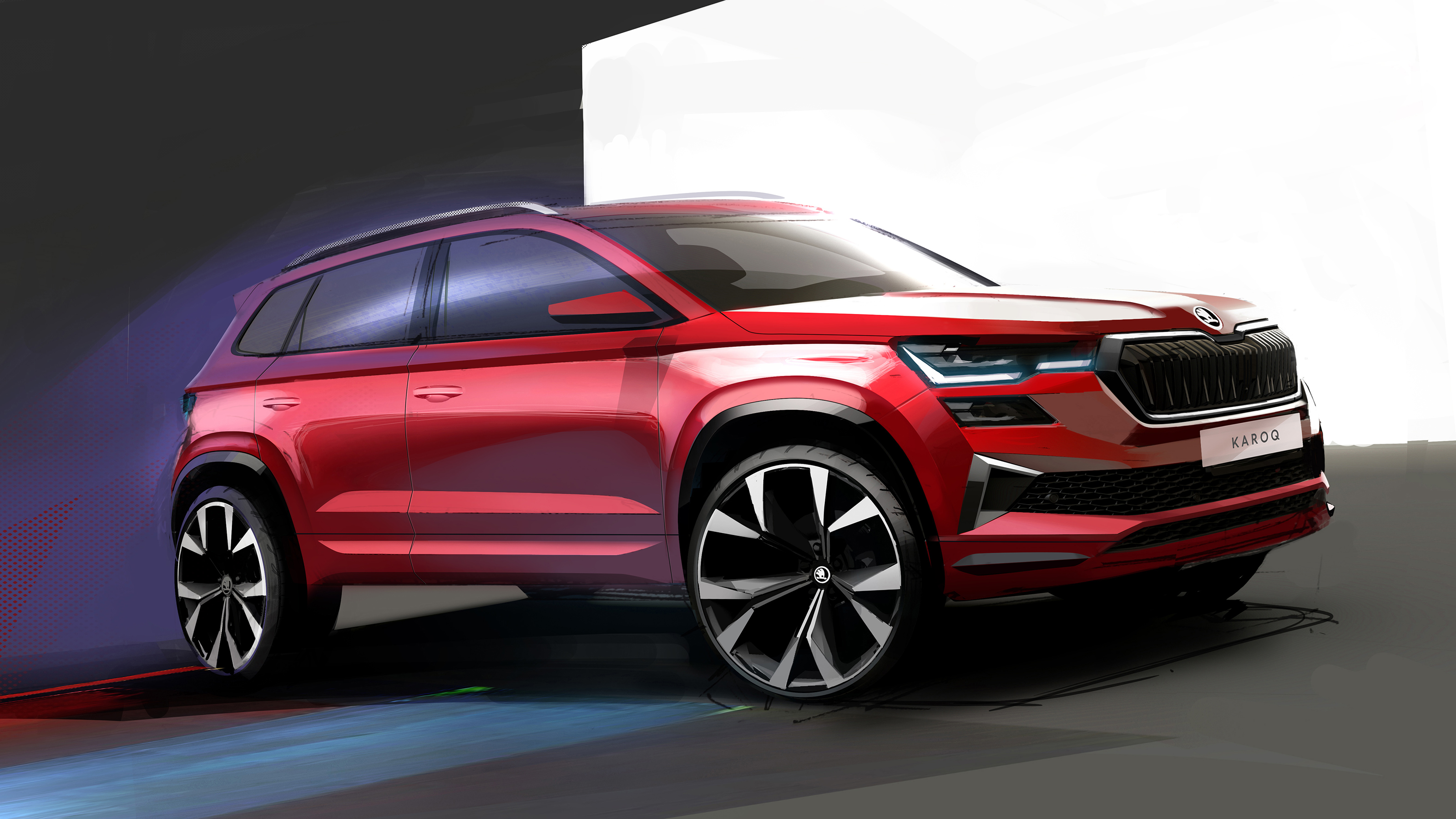 Skoda Karoq teaser 