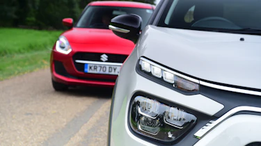 Citroen C3 vs Suzuki Swift - headlight