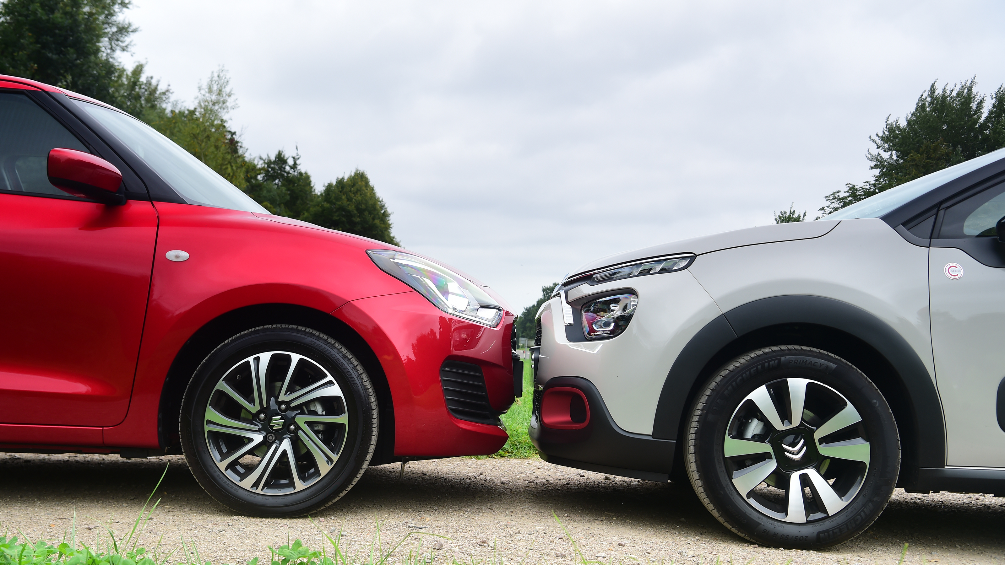 Citroen C3 vs Suzuki Swift - front