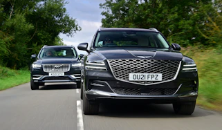 Genesis GV80 vs Volvo XC90 - front