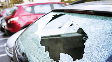 smash rear window