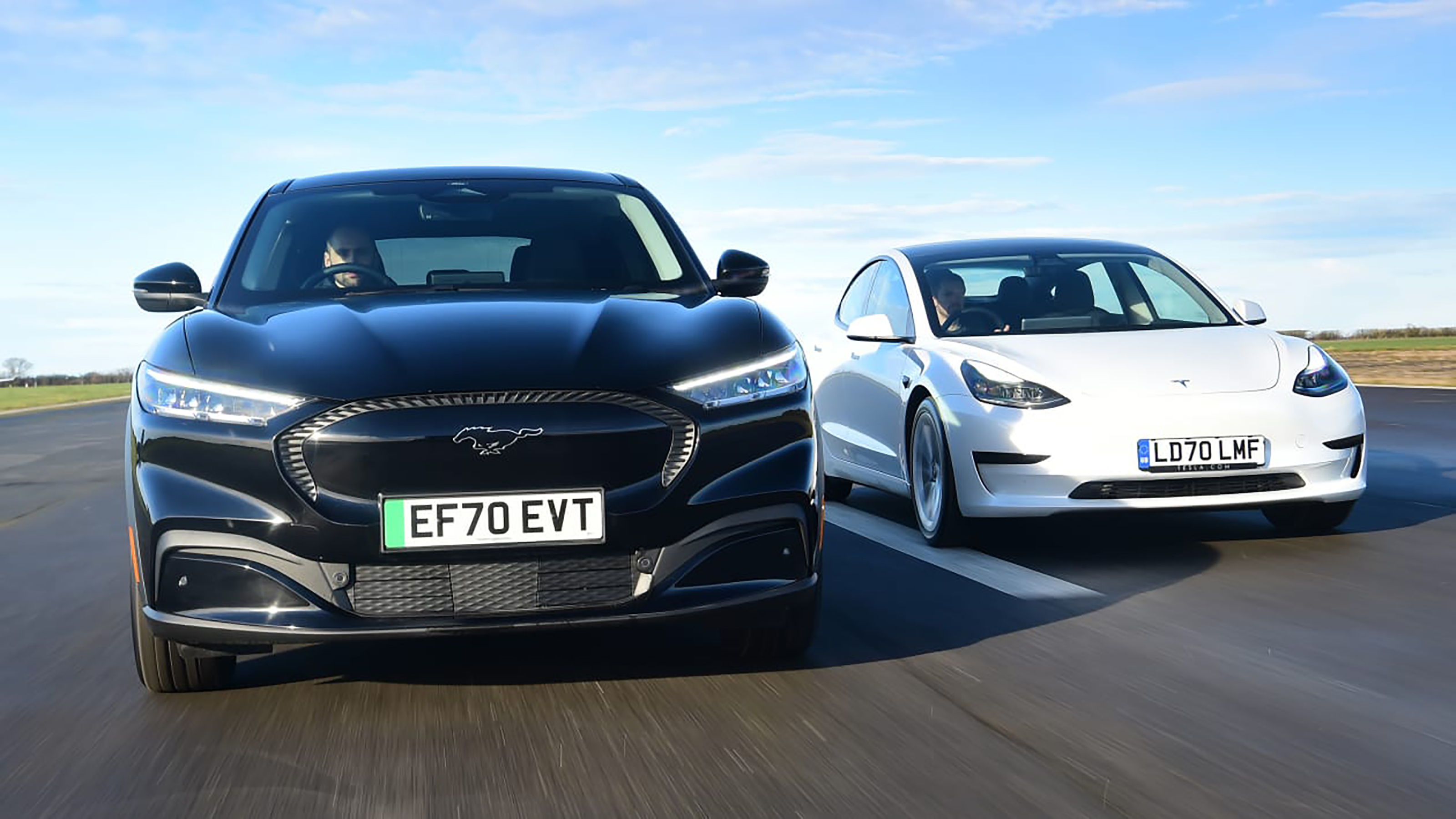 Ford Mustang Mach-E vs Tesla Model 3