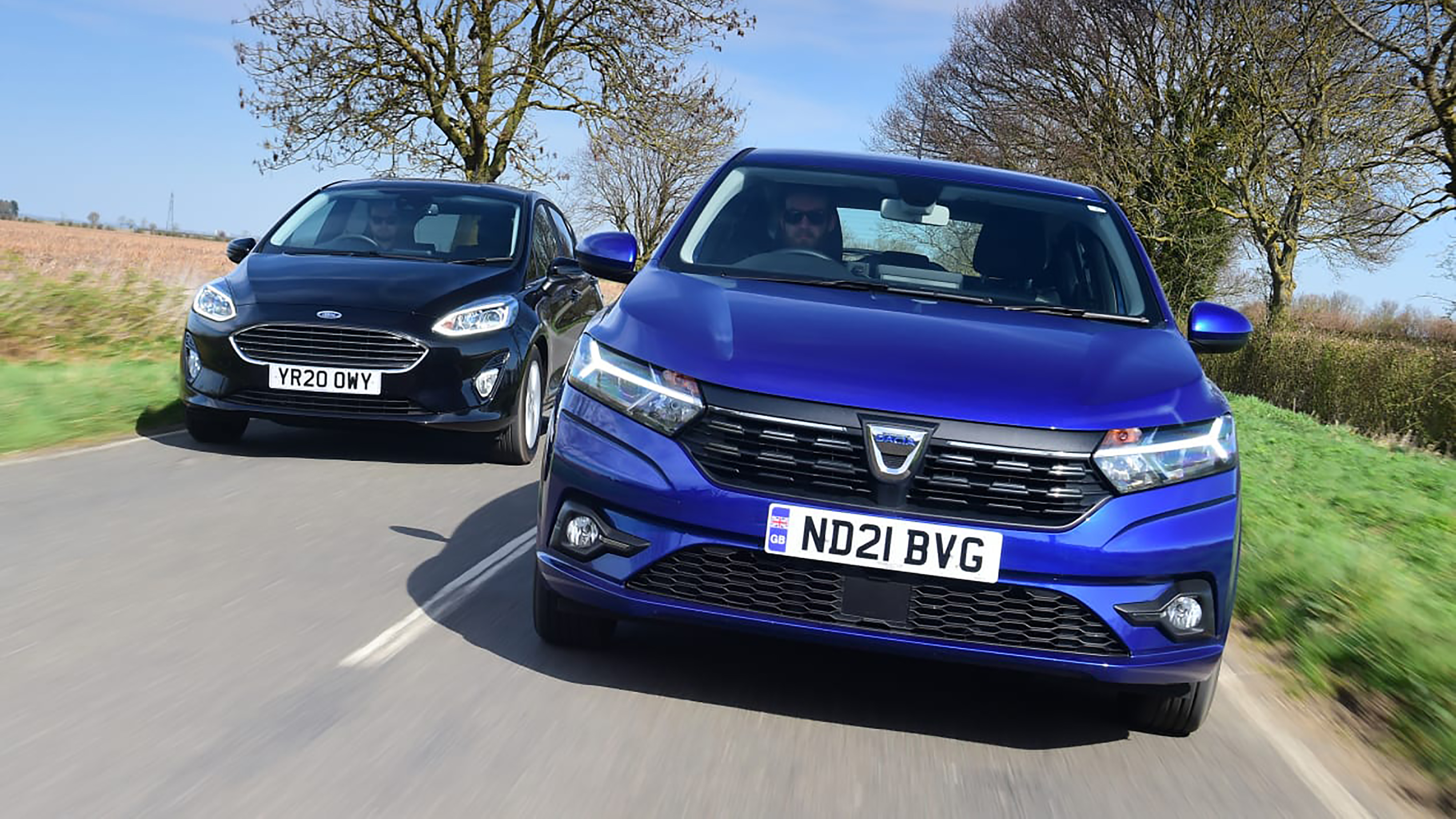 Dacia Sandero vs Ford Fiesta