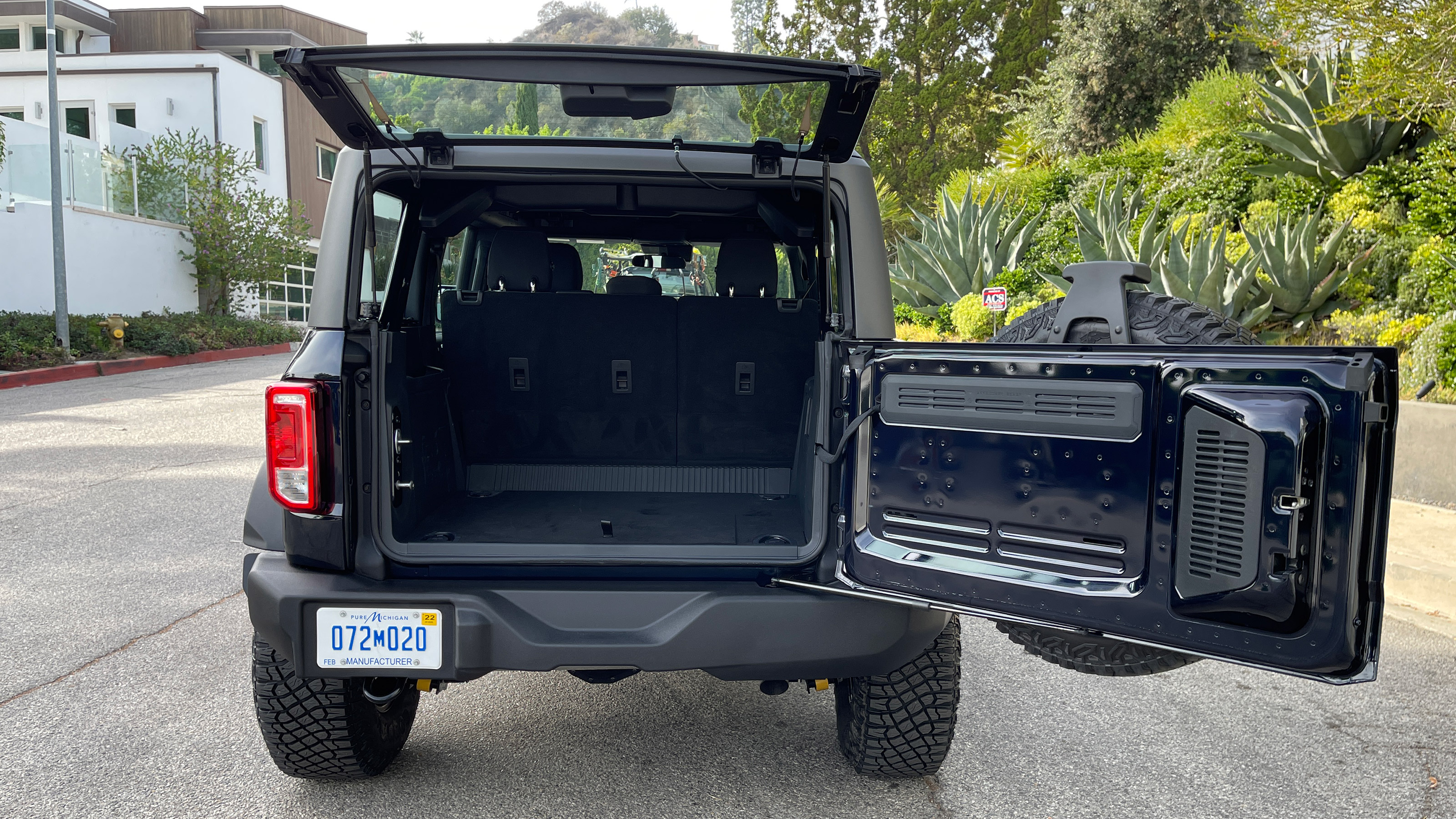 Ford Bronco - rear door open