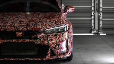 Honda Civic Type R testing at Suzuka - headlight