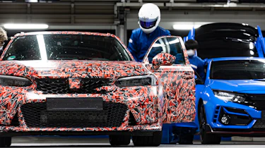 Honda Civic Type R testing at Suzuka - front