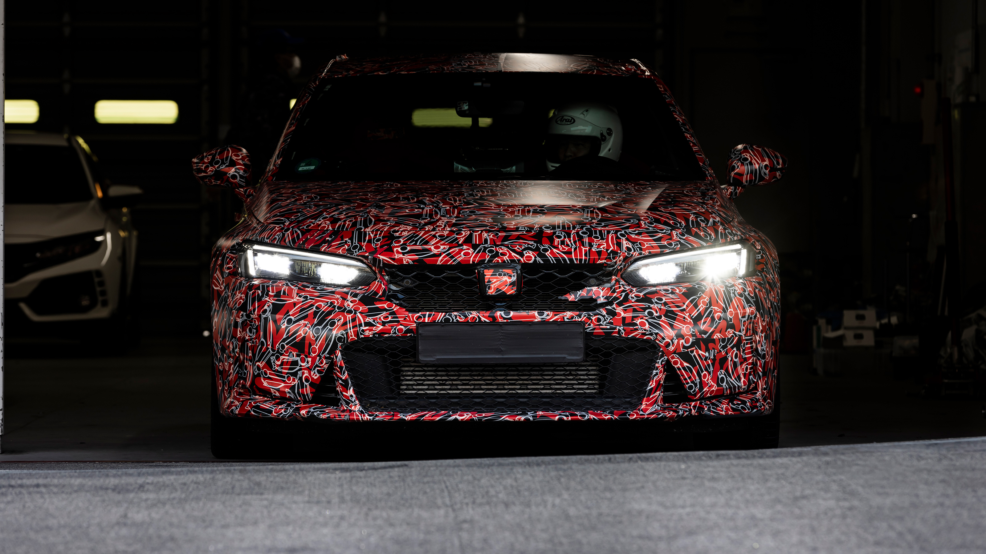 Honda Civic Type R testing at Suzuka - front