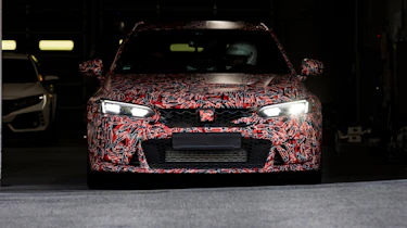 Honda Civic Type R testing at Suzuka - front