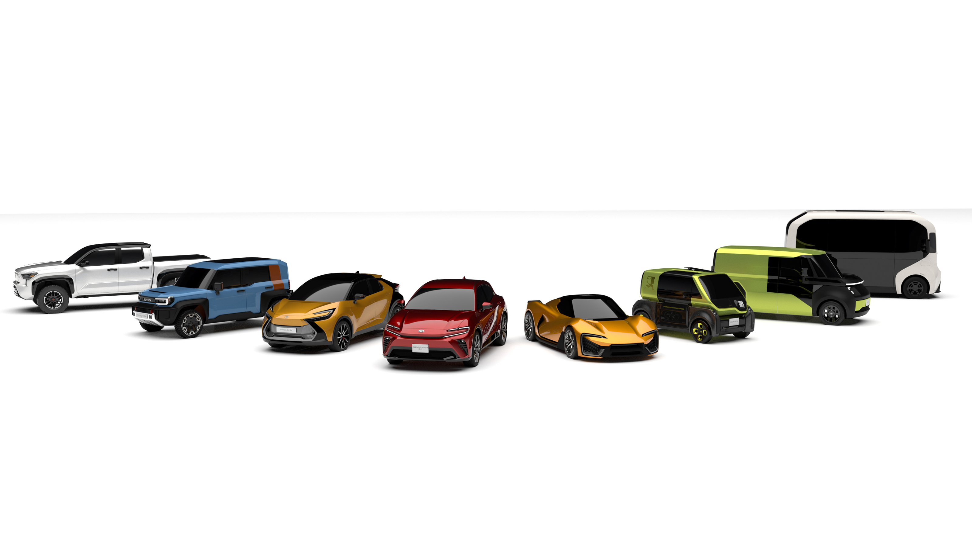 Toyota EV concept range