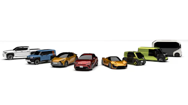 Toyota EV concept range