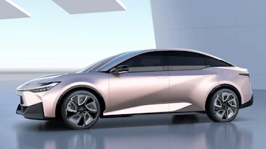 Toyota EV concept saloon