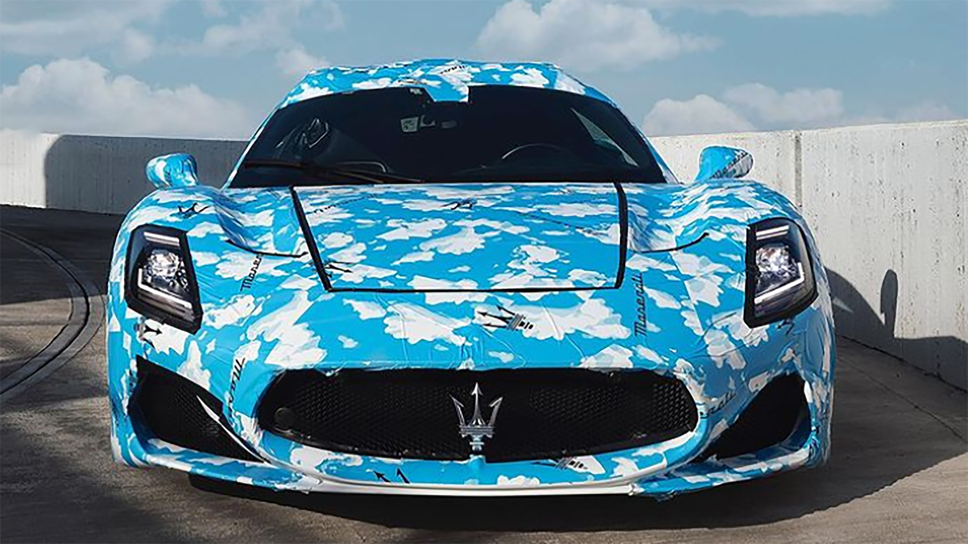 Maserati MC20 convertible previewed in first official images 