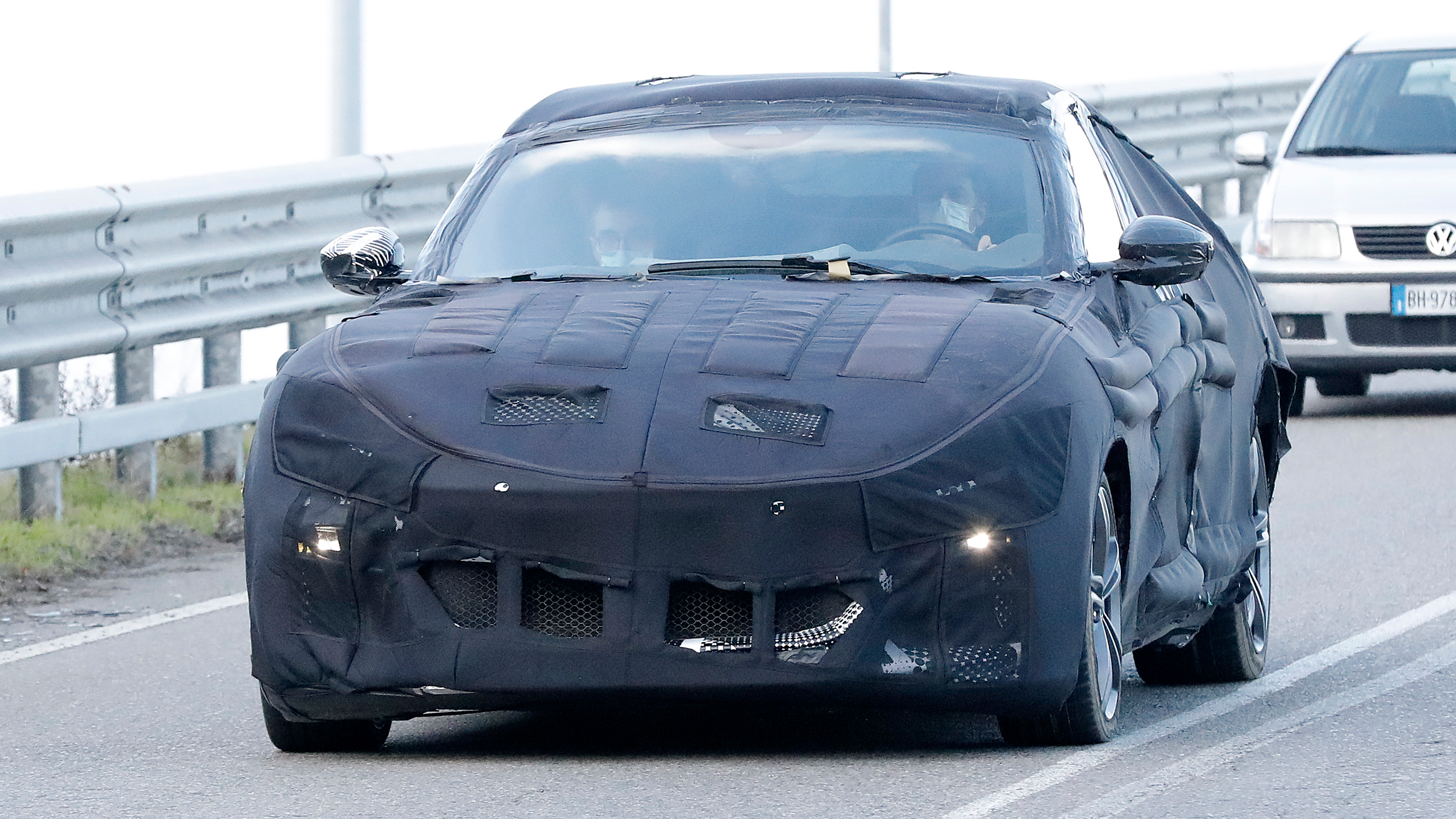 Ferrari Purosangue SUV spy shots december 2021