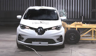 Renault Zoe EuroNCAP test 1