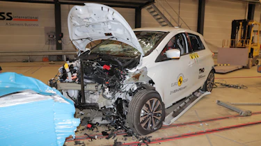 Renault Zoe EuroNCAP test 3