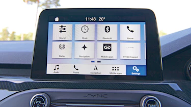 Used Ford Focus Mk4 - infotainment screen