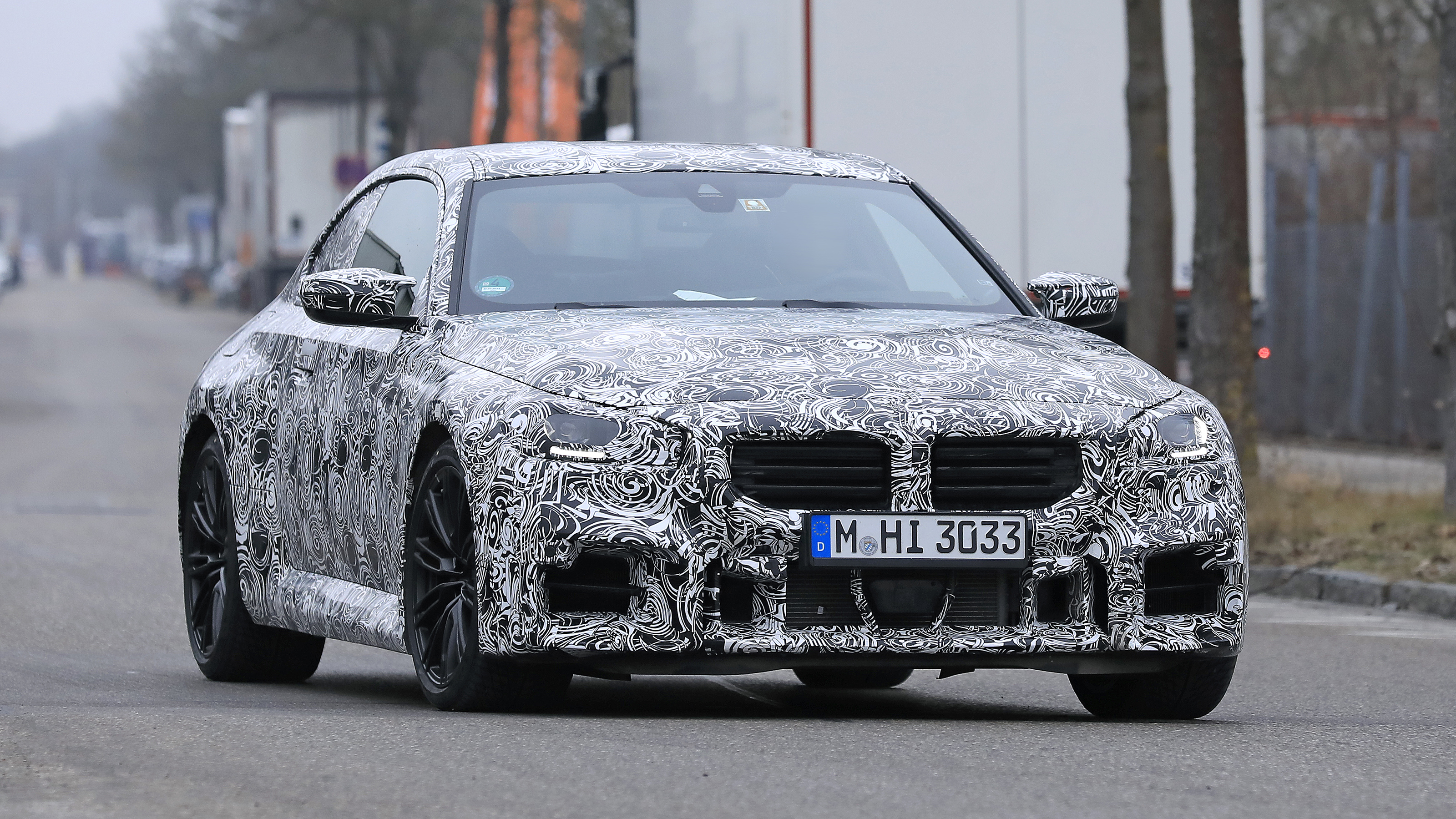 BMW M2 2022 spy - front