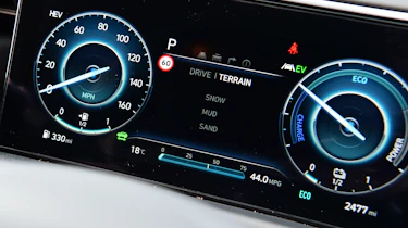 Hyundai Tucson PHEV - dial