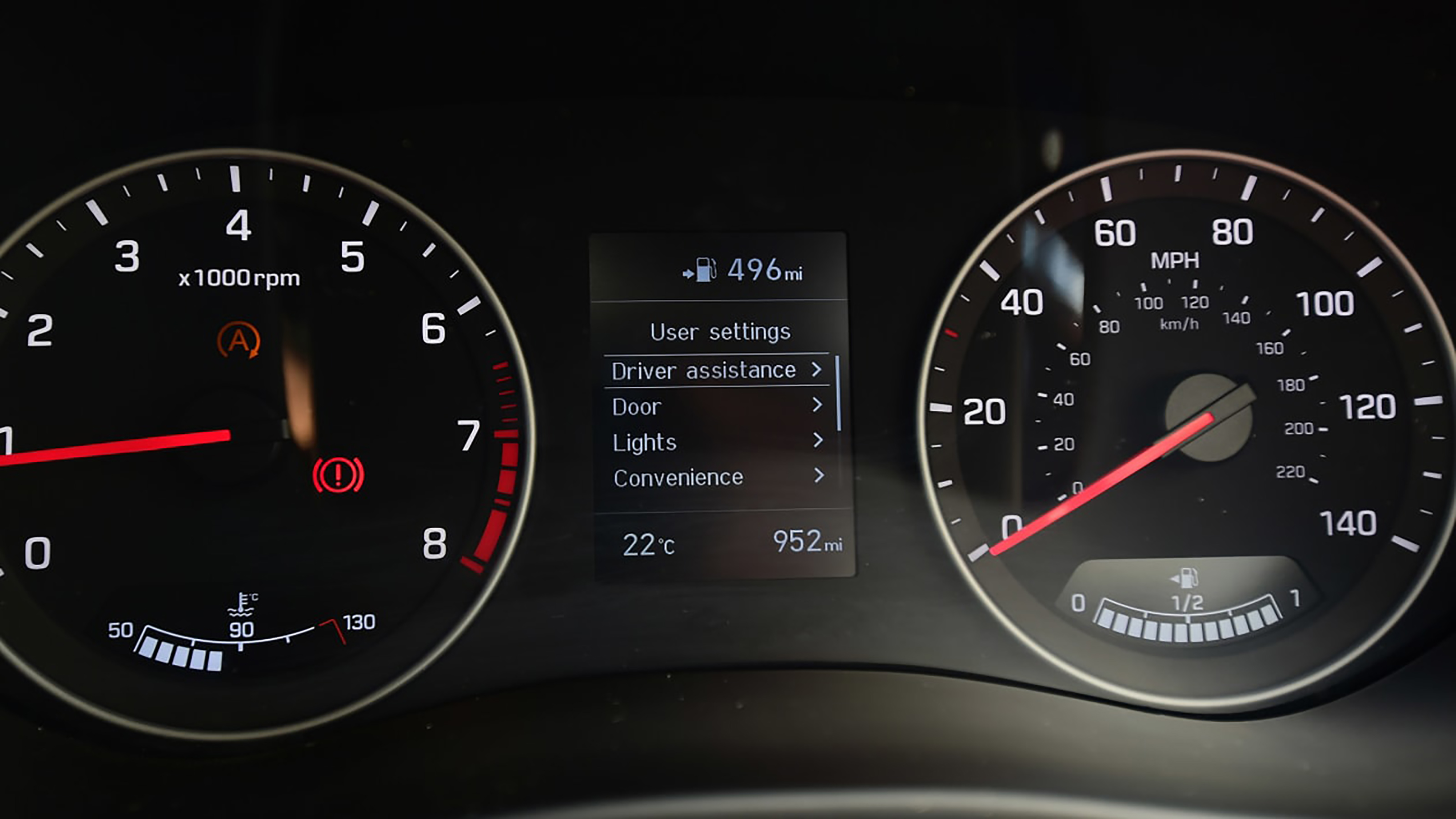 Hyundai i20 mk2 - dials