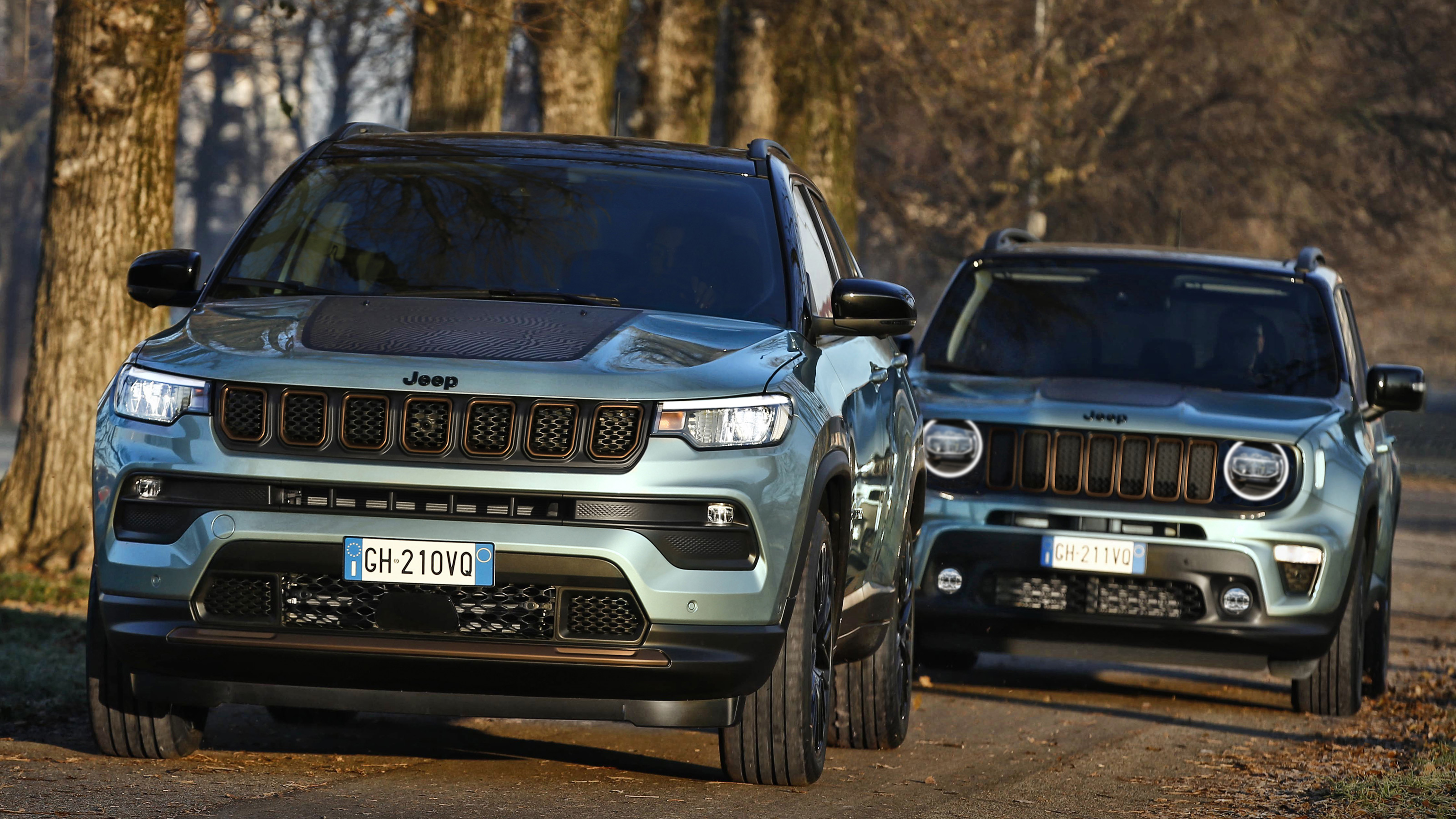 Jeep Renegade and Compass e-Hybrids