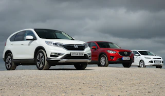 Honda CR-V vs Mazda CX-5 vs Ford Kuga - header