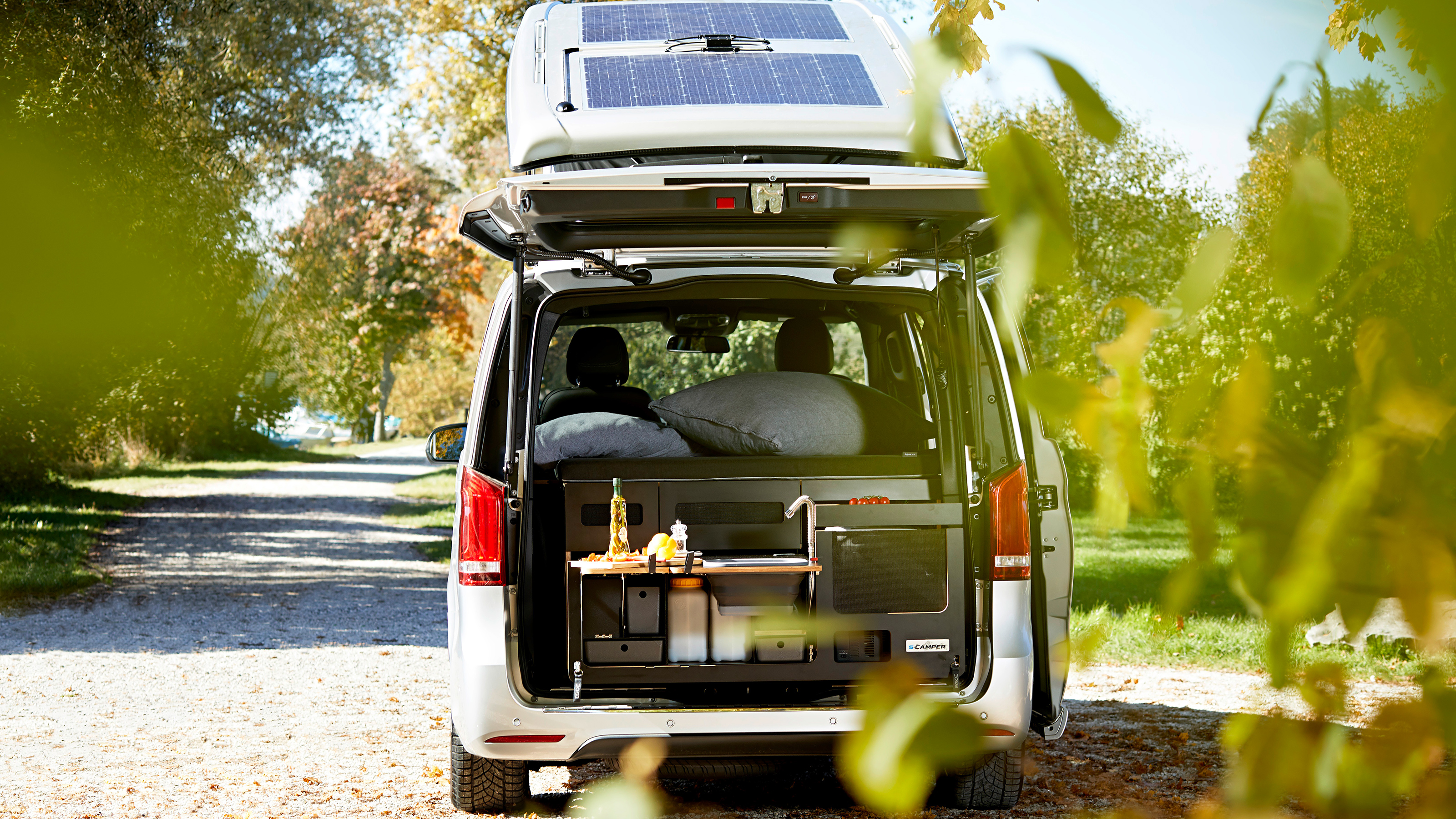 Mercedes EQV camper - rear