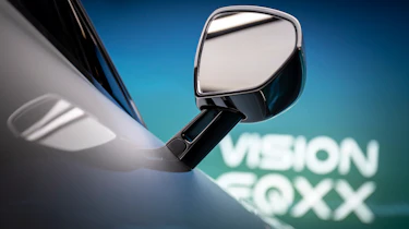 Mercedes Vision EQXX concept mirror