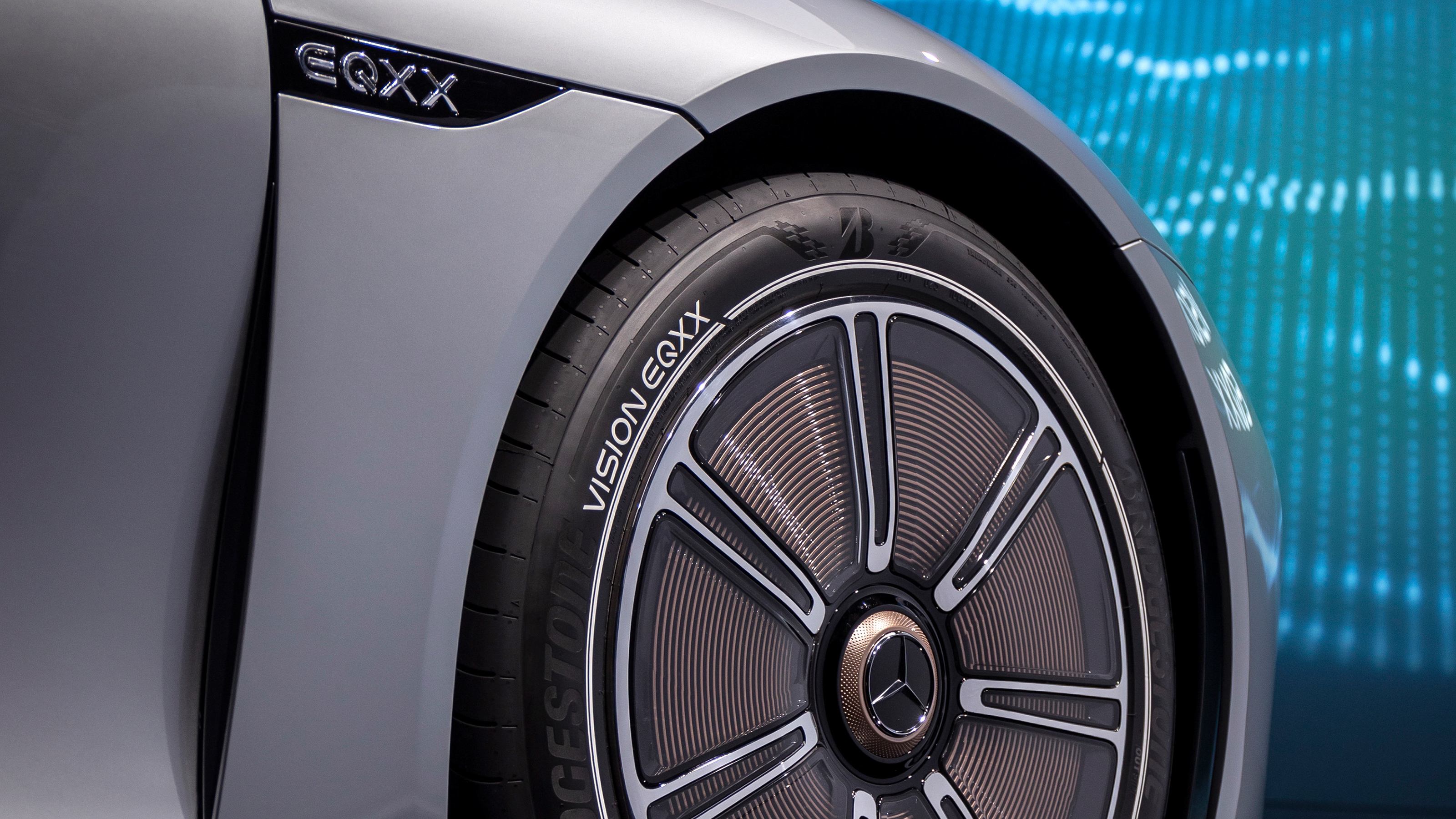 Mercedes Vision EQXX concept wheel