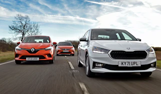 Skoda Fabia vs Renault Clio vs Vauxhall Corsa-e