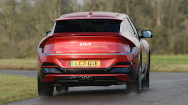 Kia EV6 - rear cornering