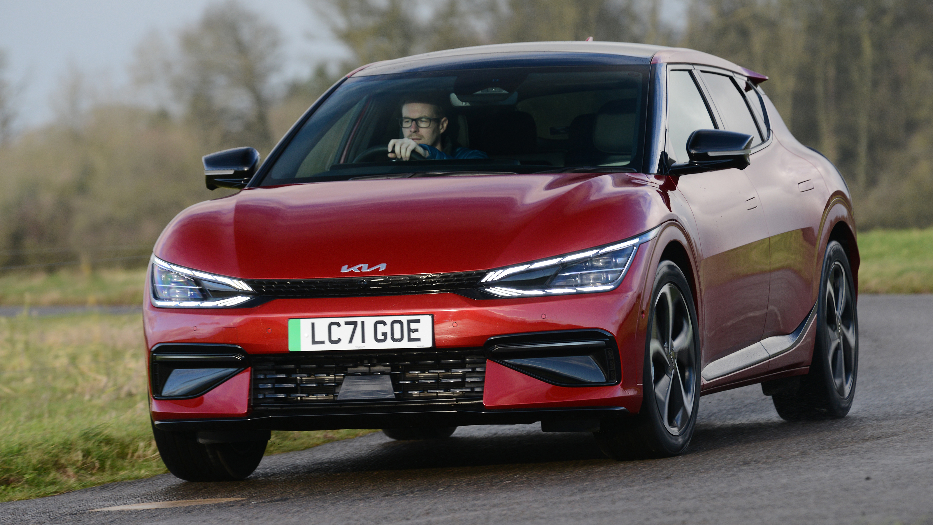 Kia EV6 - front cornering
