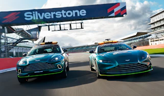 Aston Martin safety car