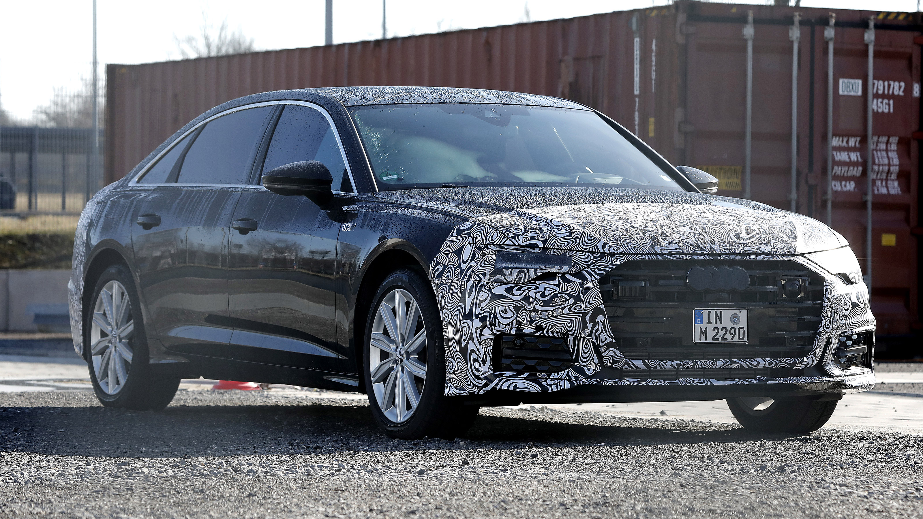 Audi A6 facelift - spyshot 1