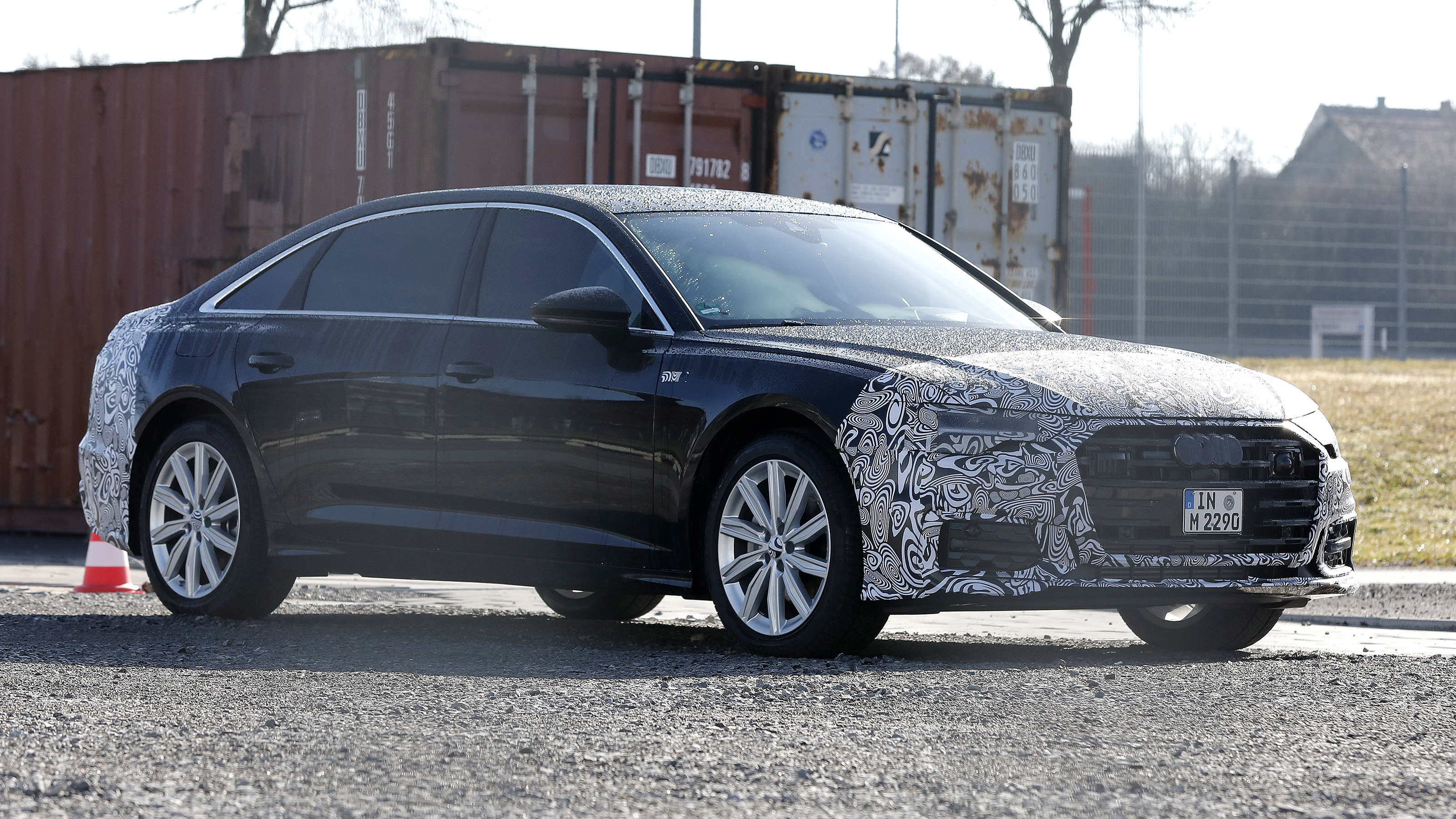 Audi A6 facelift - spyshot 4