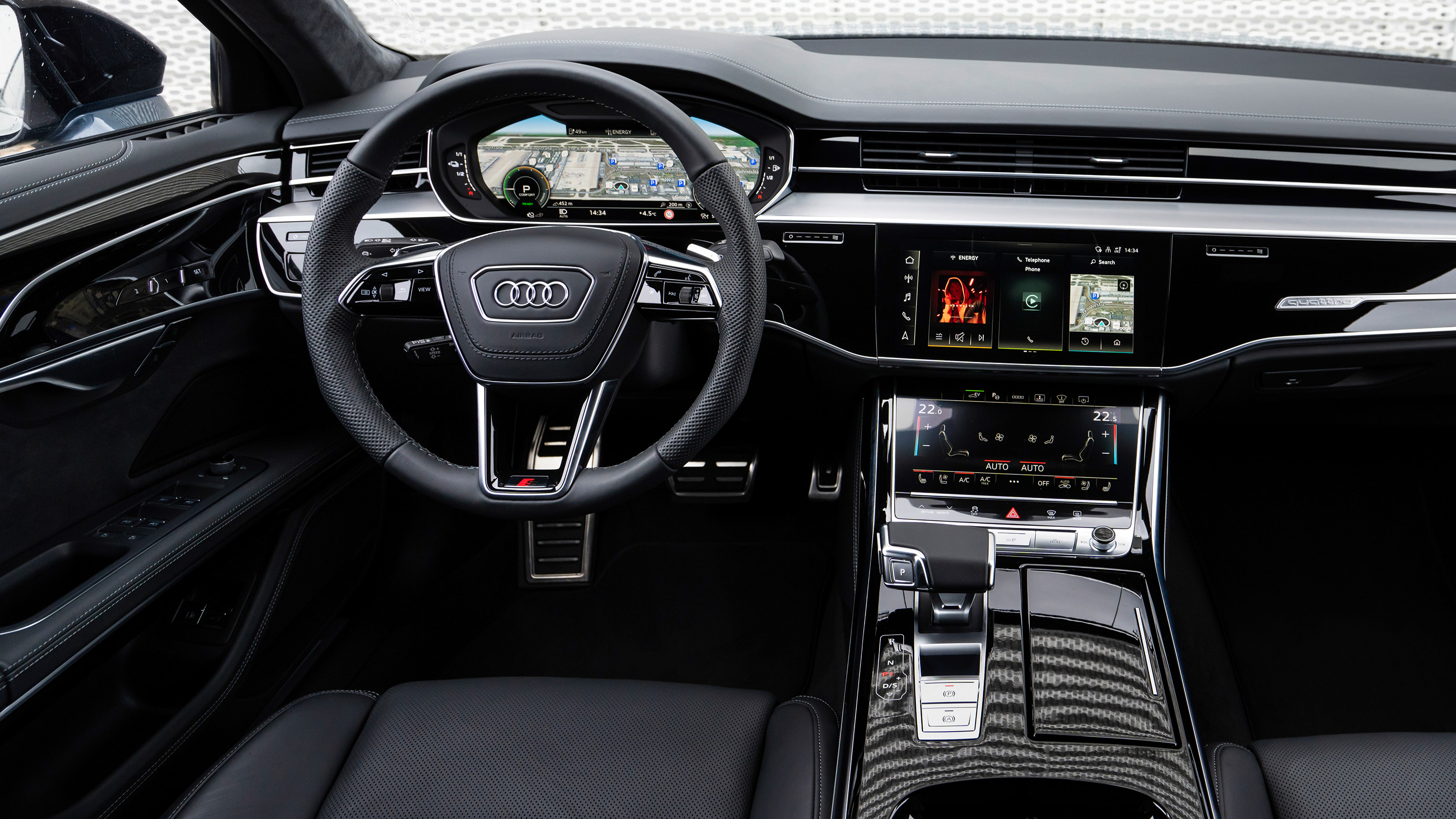 Audi A8 60 TFSI e - cabin