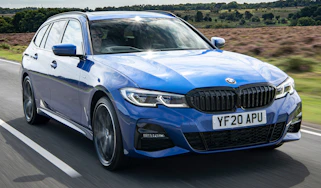 BMW 330e Touring - front