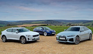 BMW i4 vs Polestar 2 vs Tesla Model 3