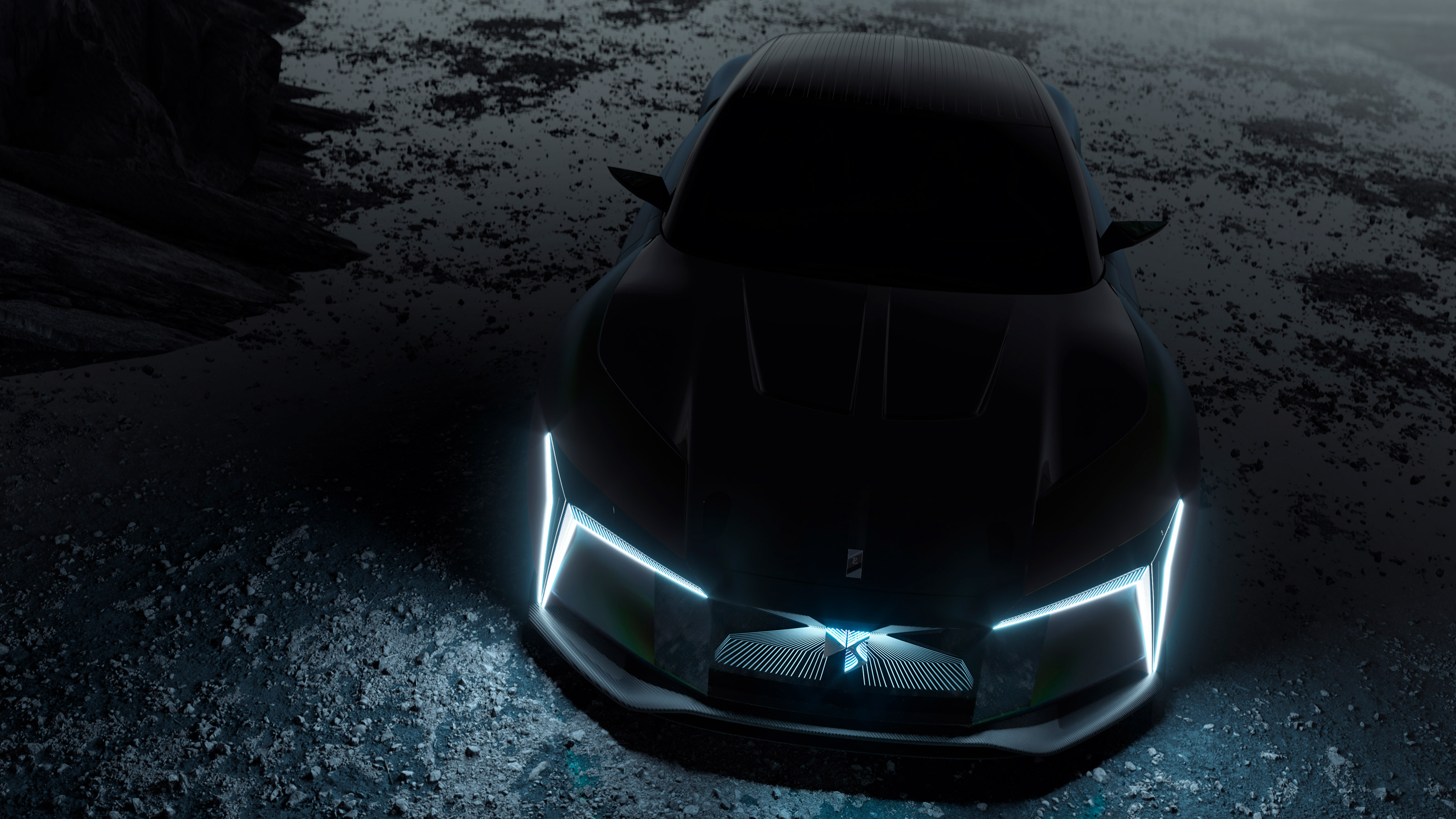DS E-Tense Performance Prototype - full front dark
