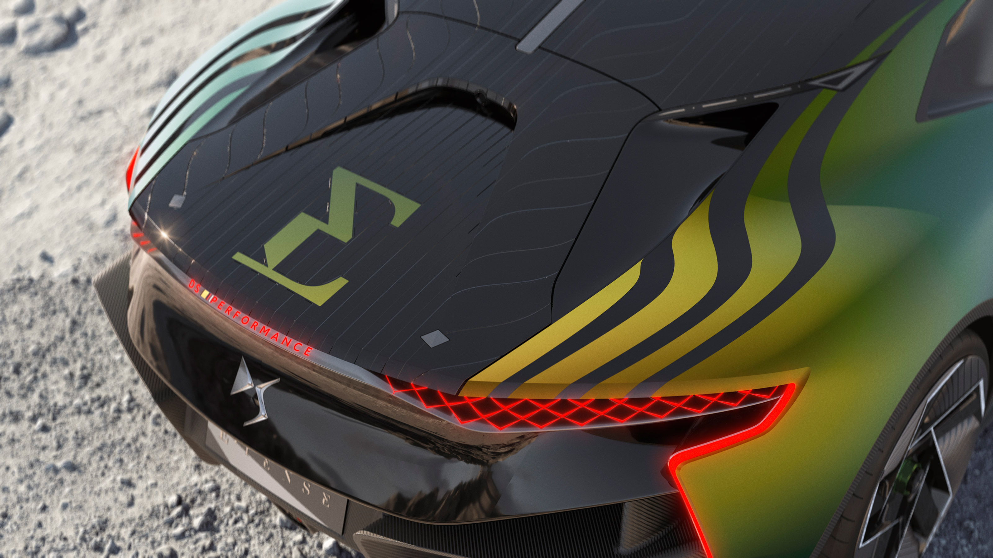 DS E-Tense Performance Prototype - rear detail
