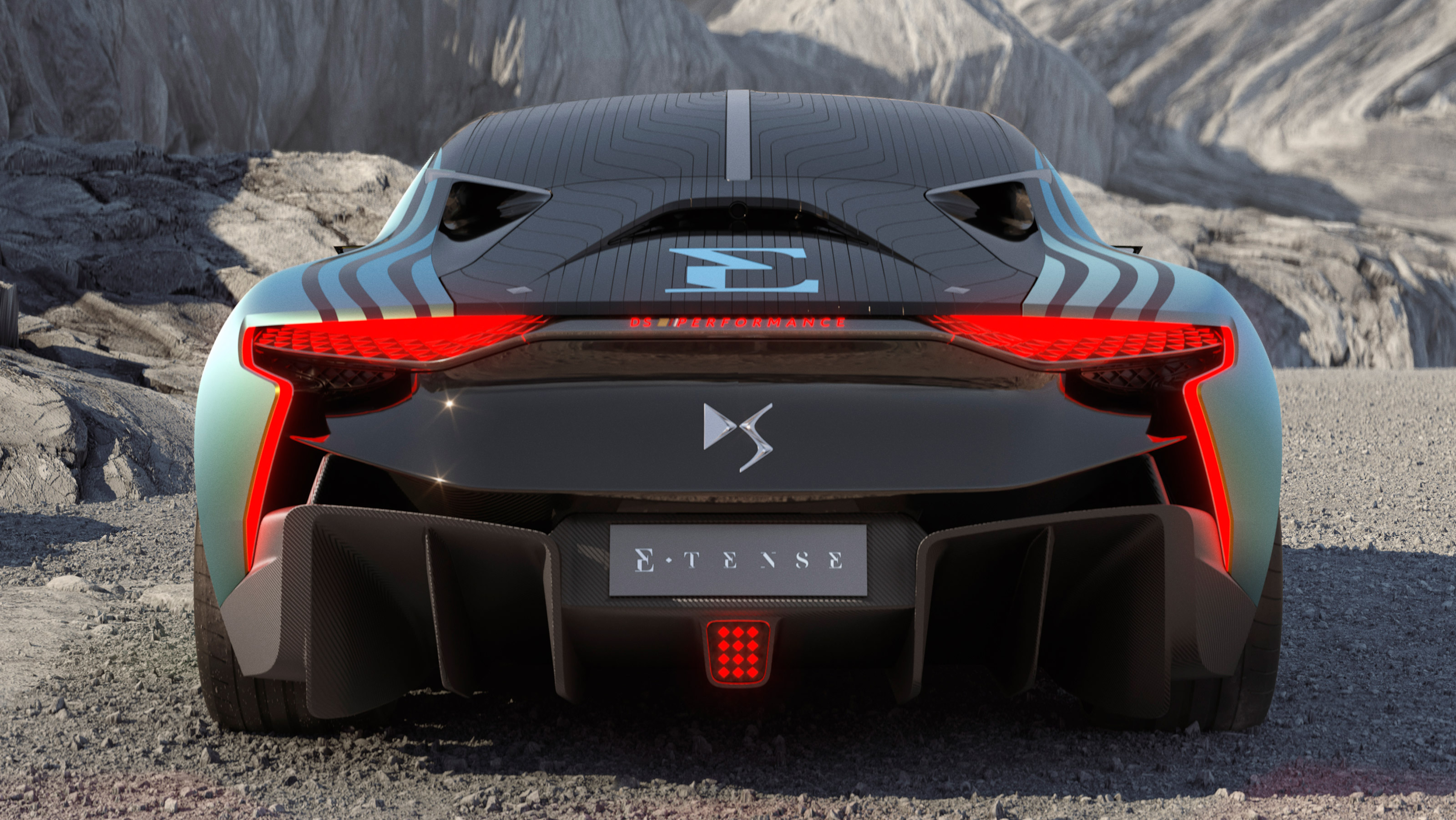 DS E-Tense Performance Prototype - full rear