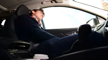 Driving when tired