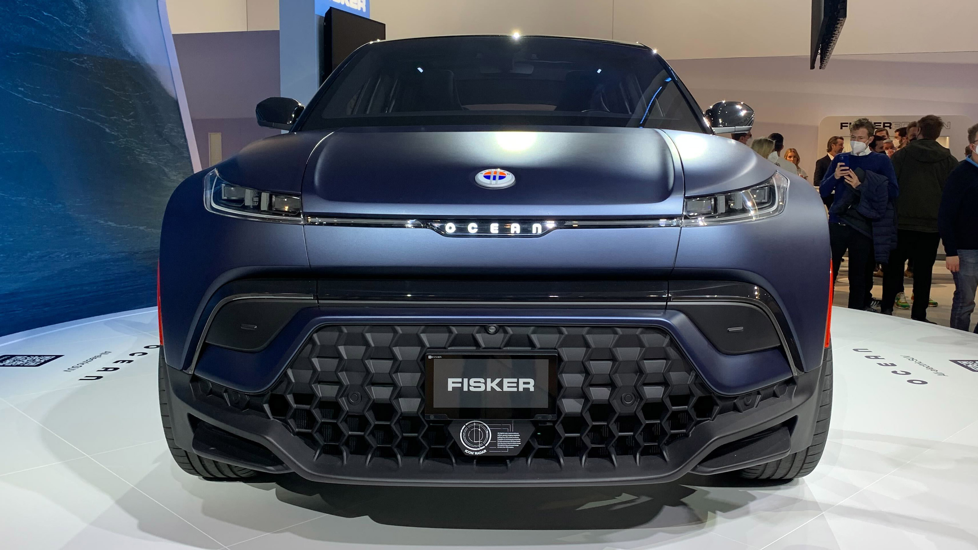 Fisker Ocean studio - full front