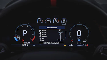 Ford Ranger Raptor - dials