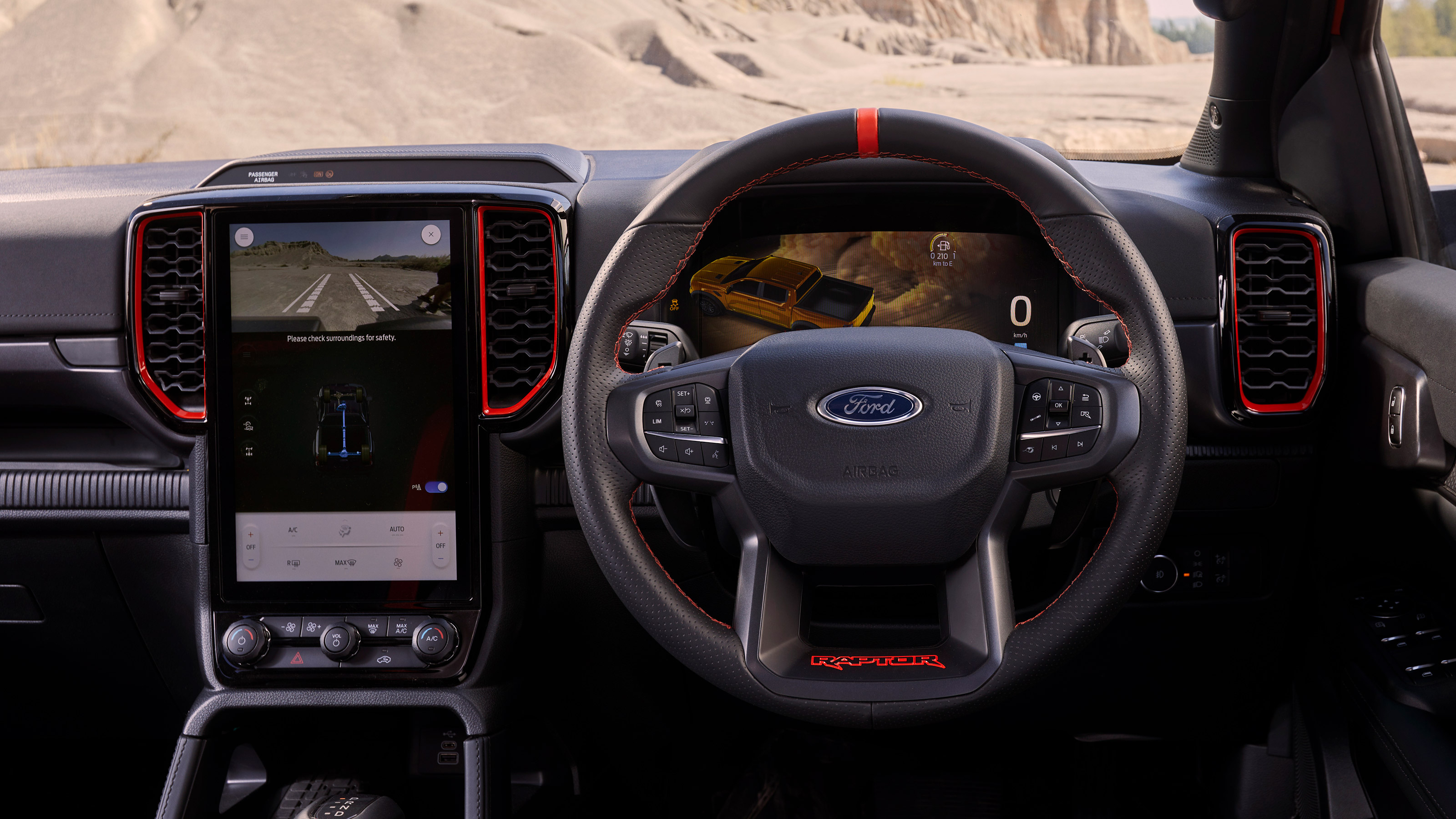 Ford Ranger Raptor - dash