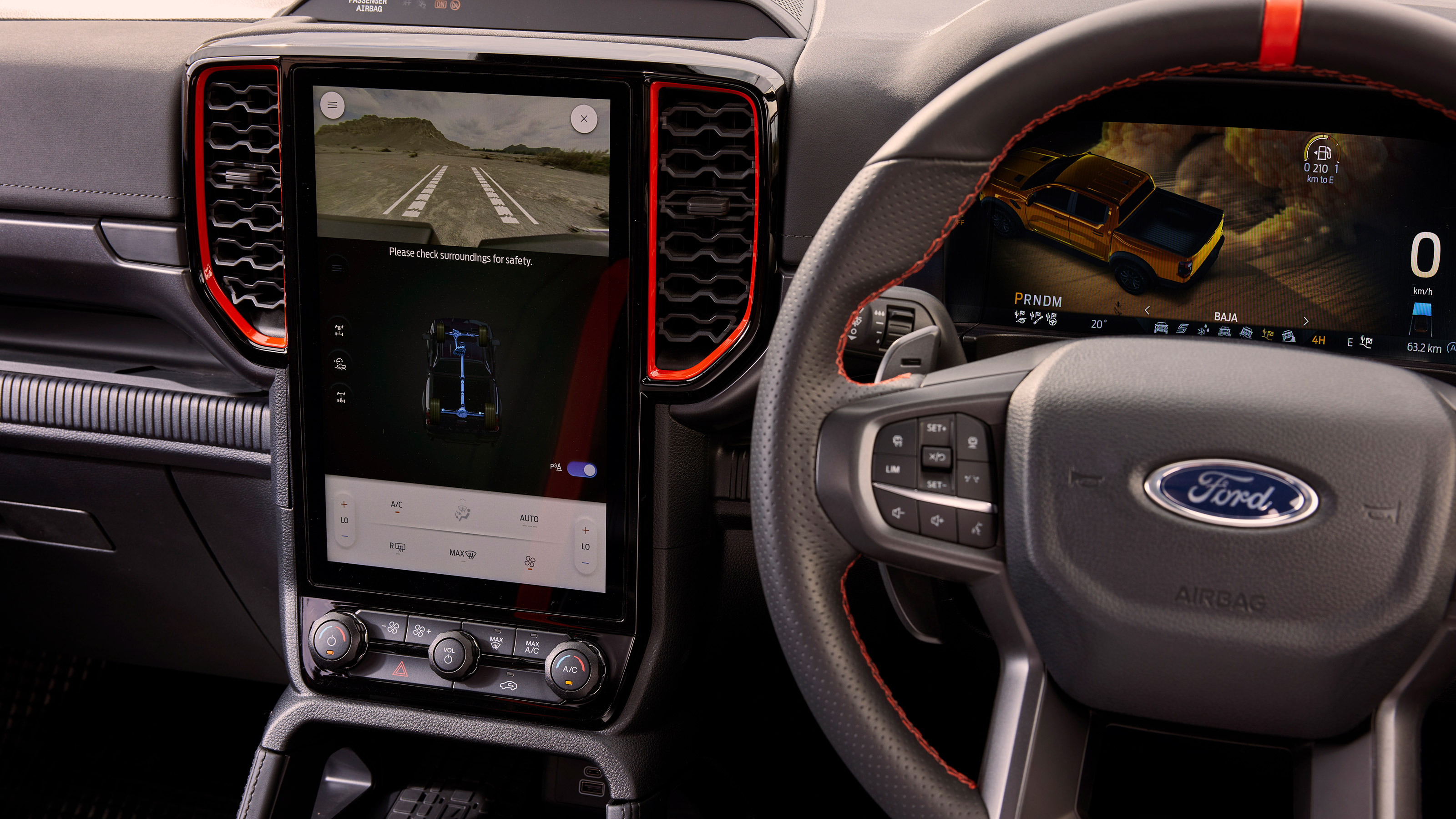 Ford Ranger Raptor - infotainment