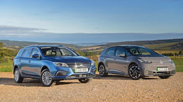 MG5 vs Volkswagen ID.3 - front static